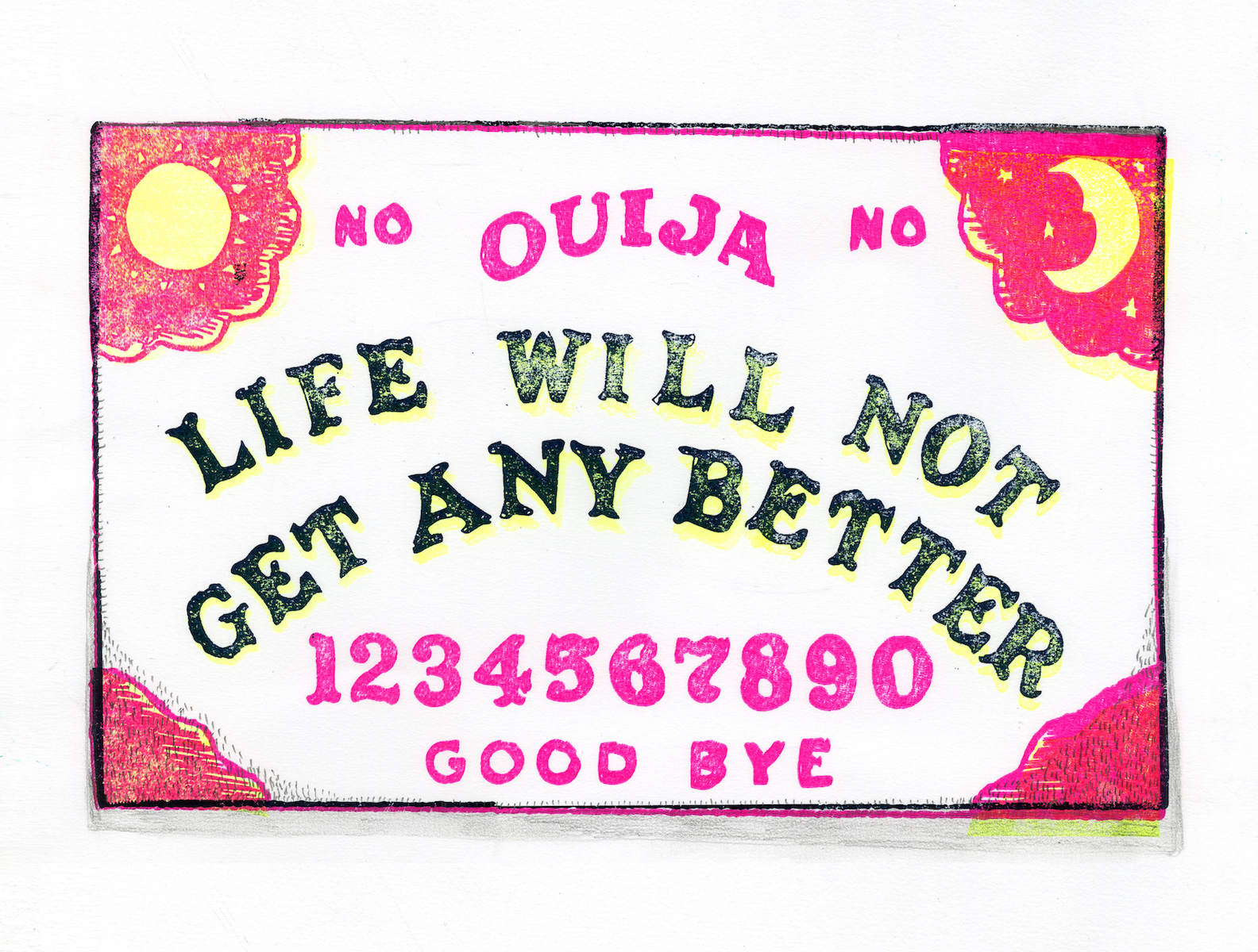 Arcane Pop Ouija Board by Sarah Evenson