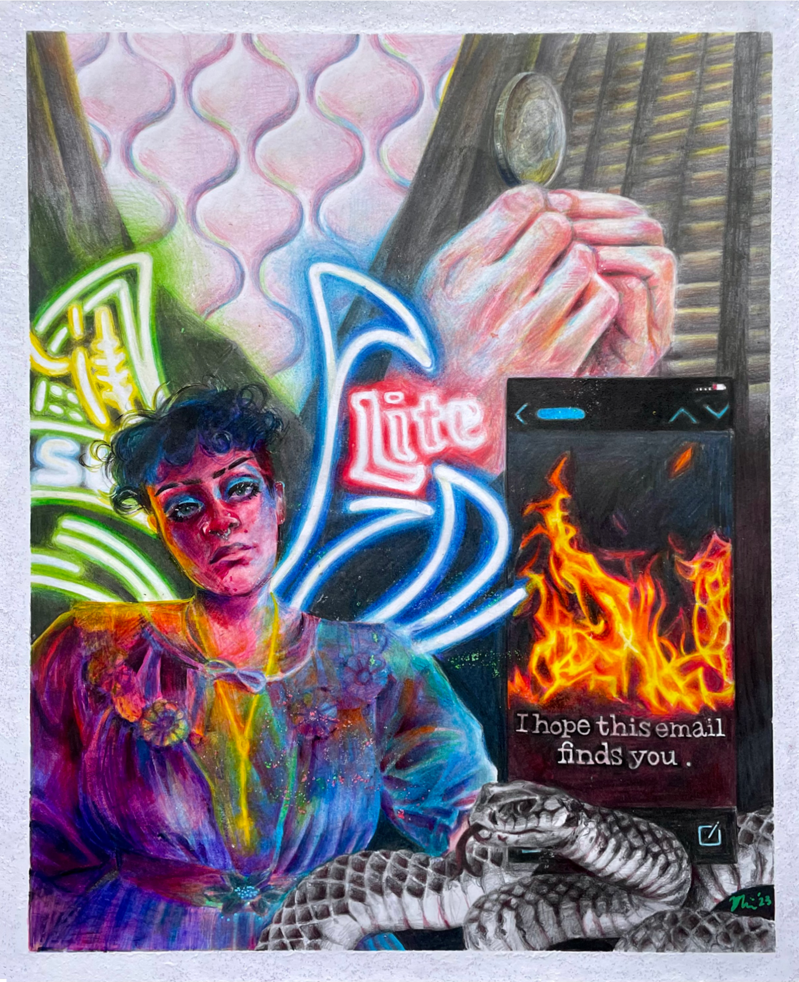 Bar Angel 1 by Grover Hogan