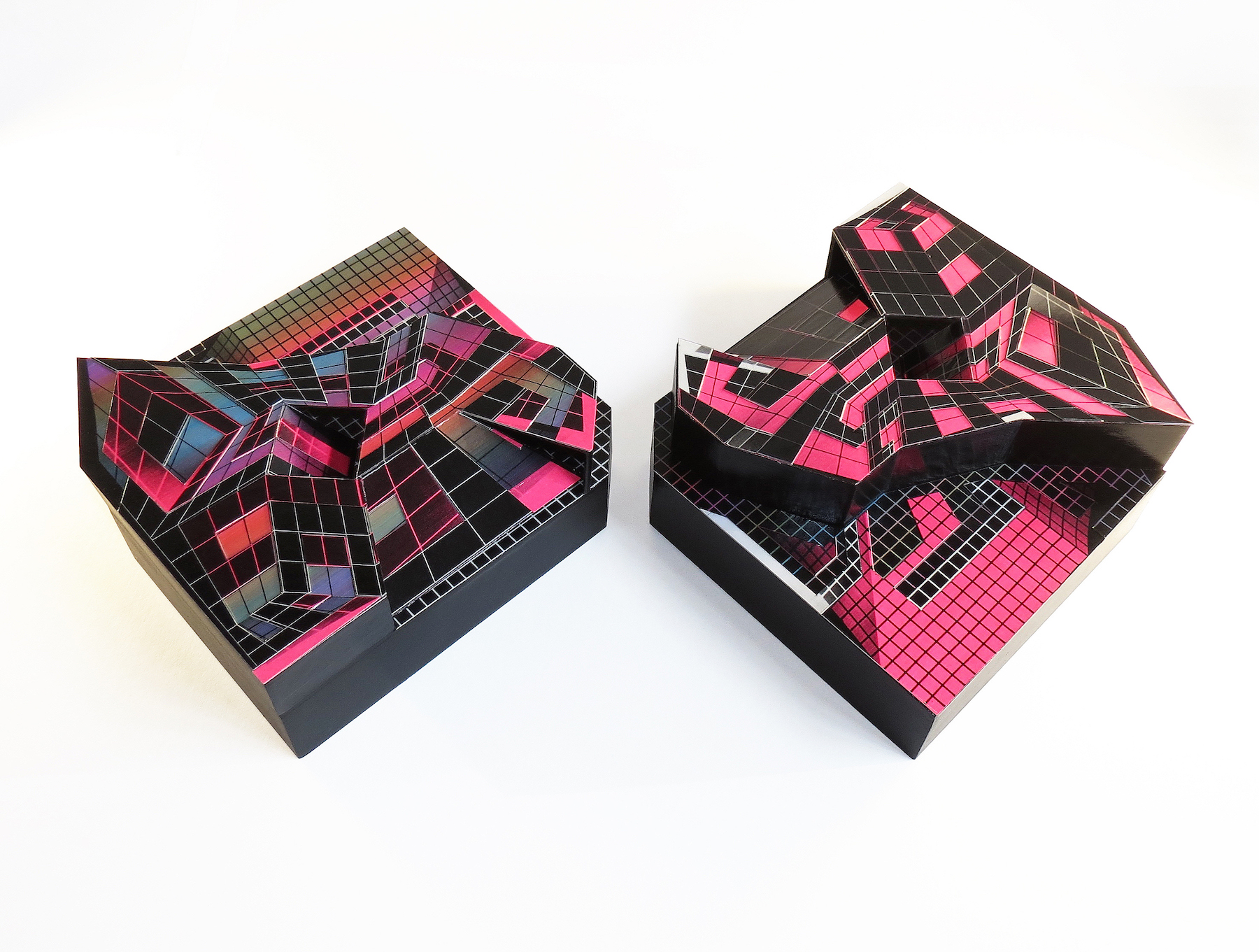 Electro Pop Ladygrids by Zoe Shulman