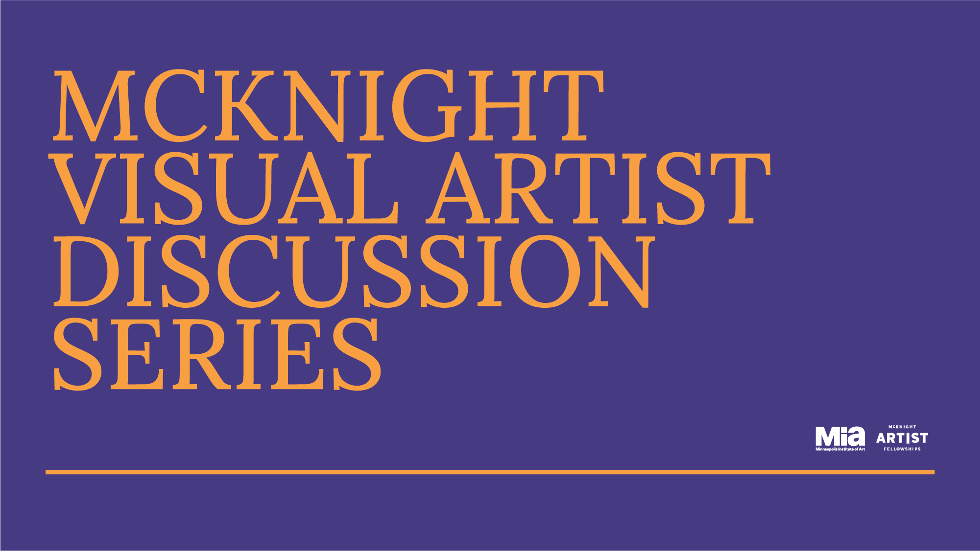 McKnight Visual Artist Discussion Series