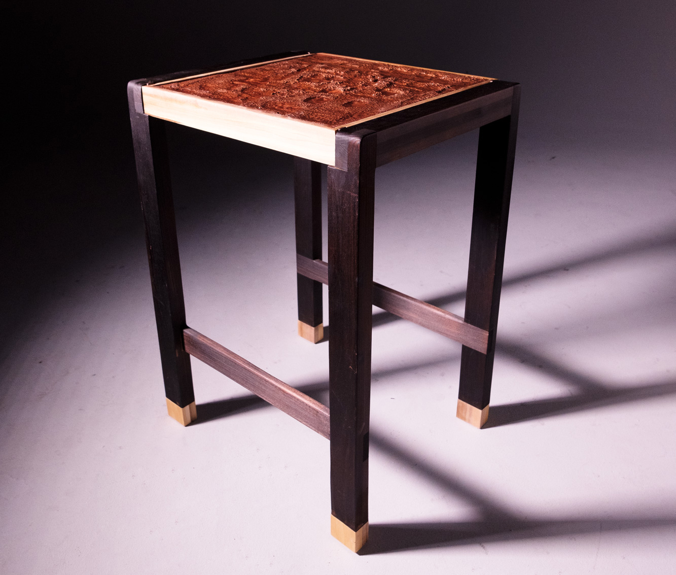 Stool made from wood