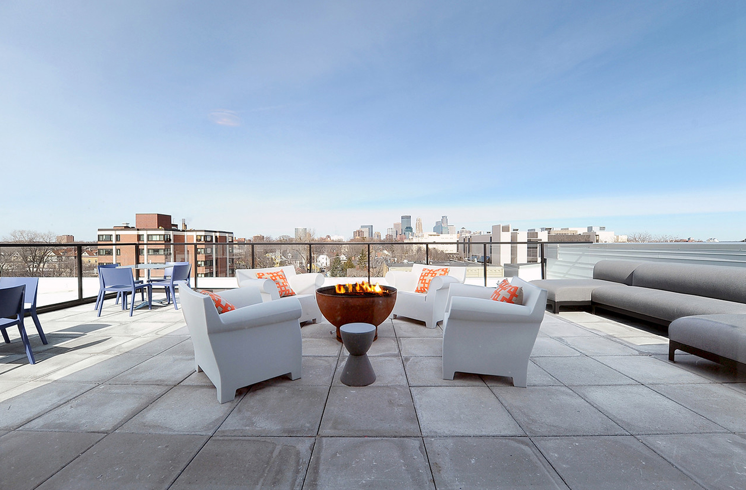 Rooftop gathering space