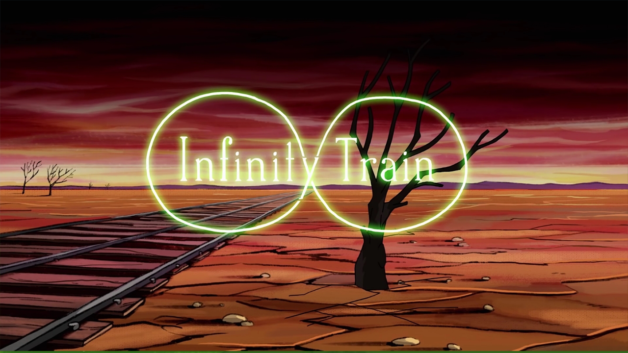 Infinity Train opening title slide by Owen Dennis