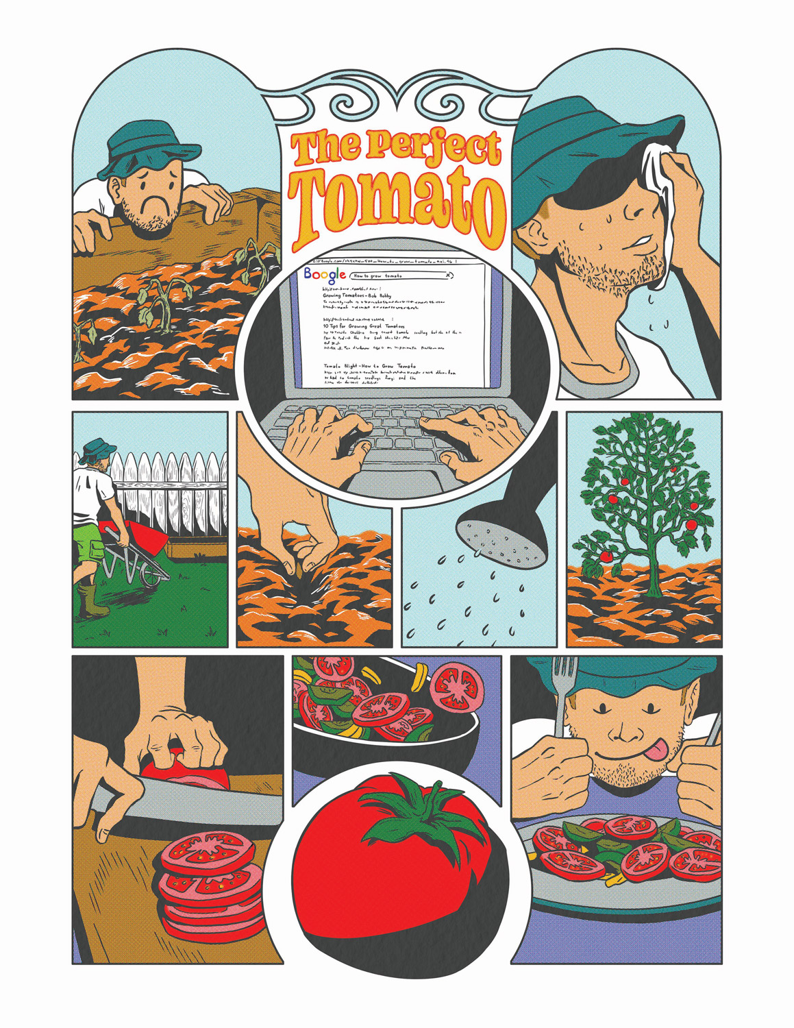 The perfect tomato comic by Ngoc Doan