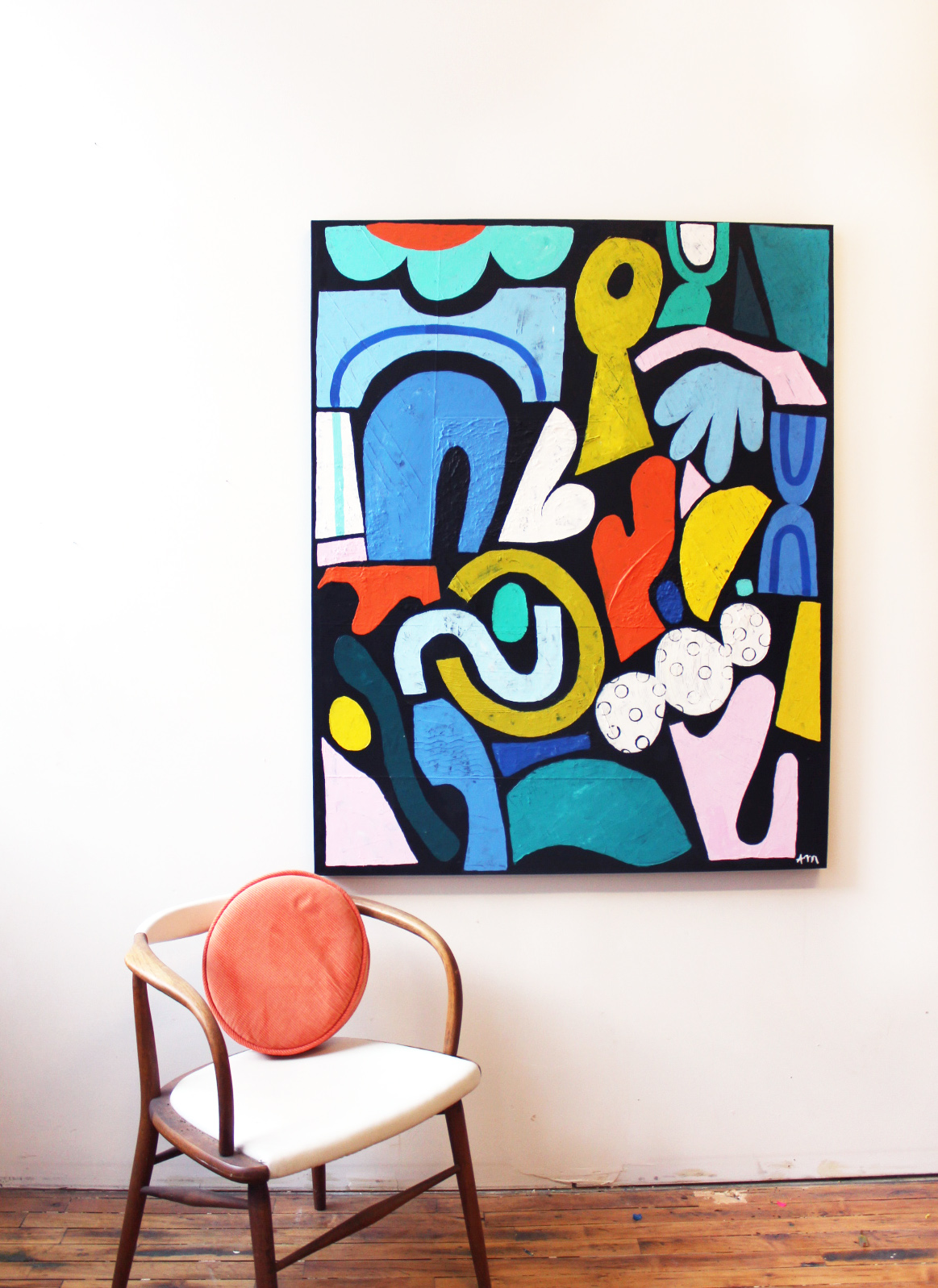 Abstract painting by Ashley Mary