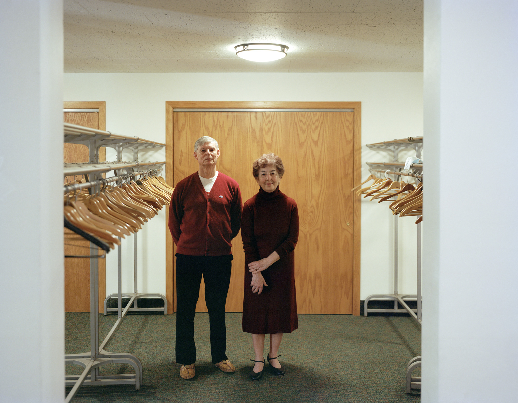 Photo of a couple standing in a room
