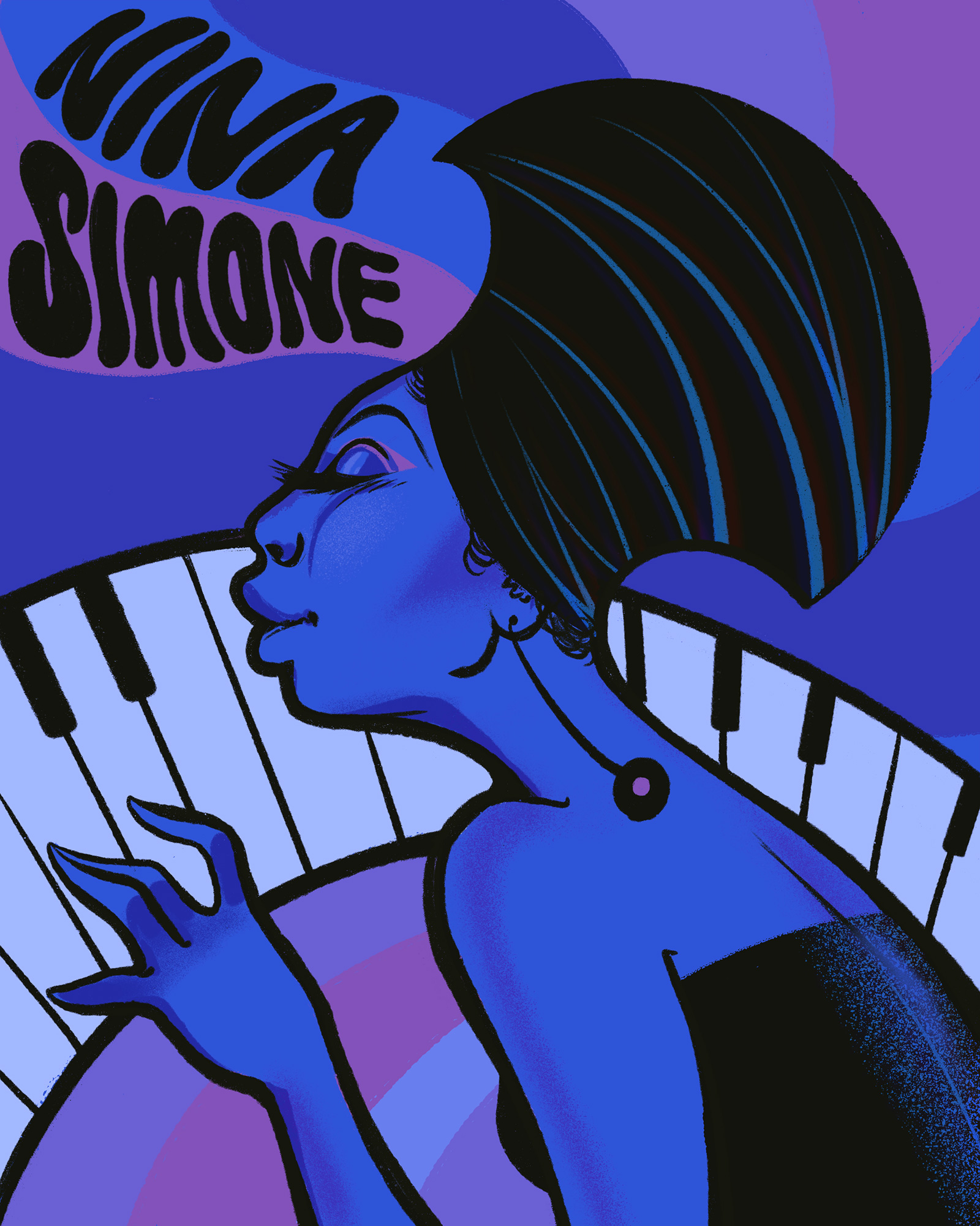 Portrait of Nina Simone