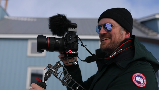 Olaf Kuhlke conducting Spring fieldwork.