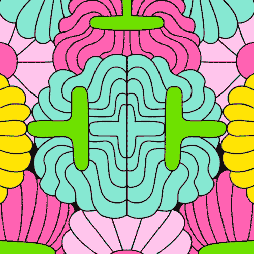 Spinning Flower gif by Mike Perry