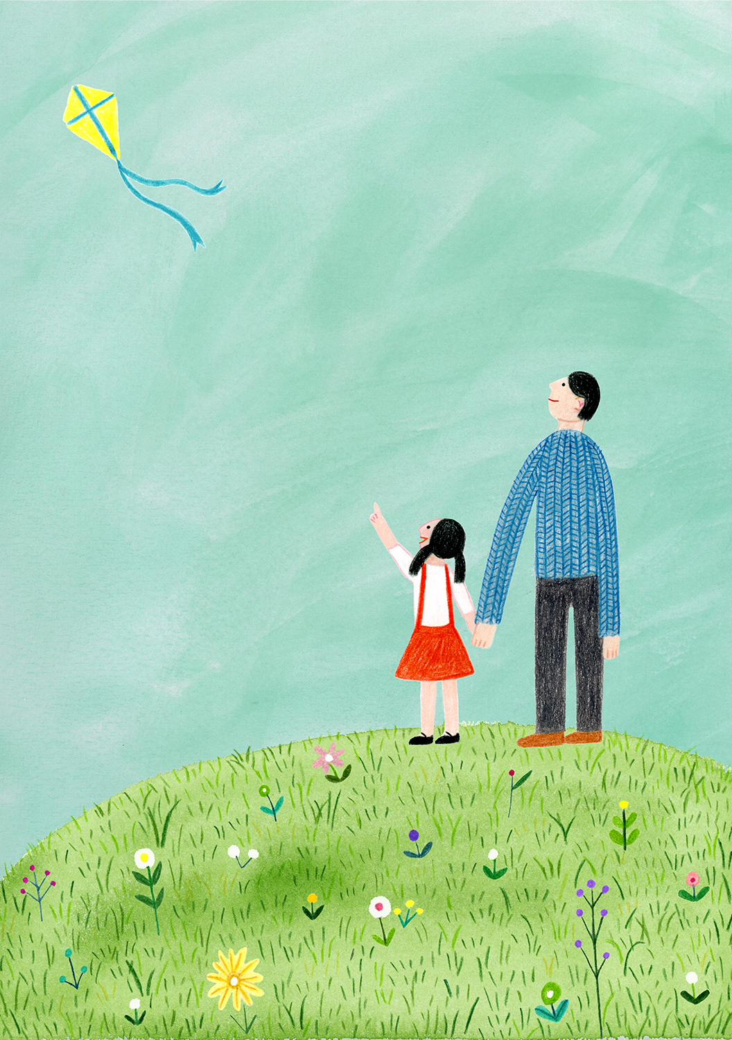 Stories of My Dad illustration by Yinfan Huang