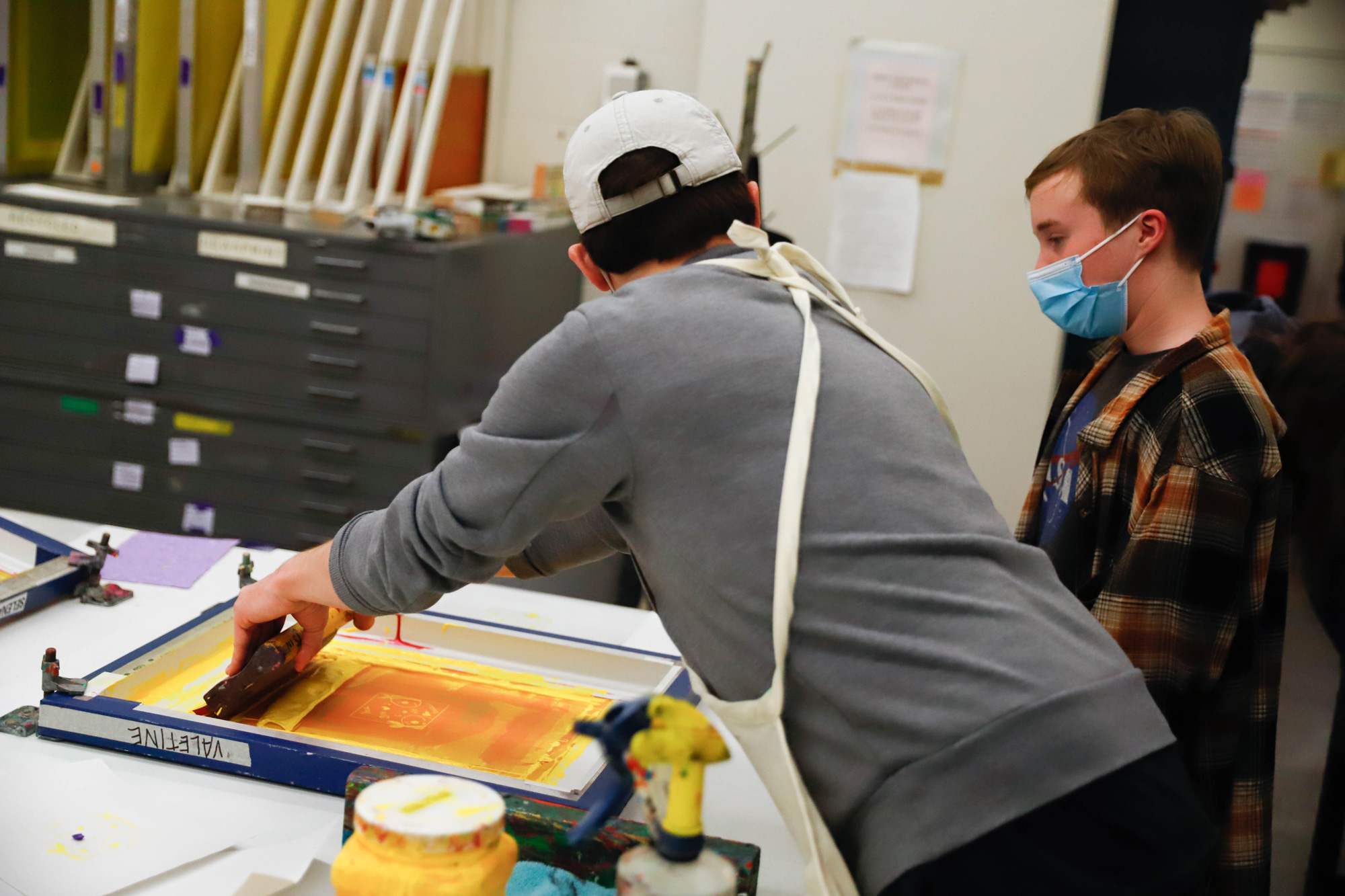 Person screenprinting