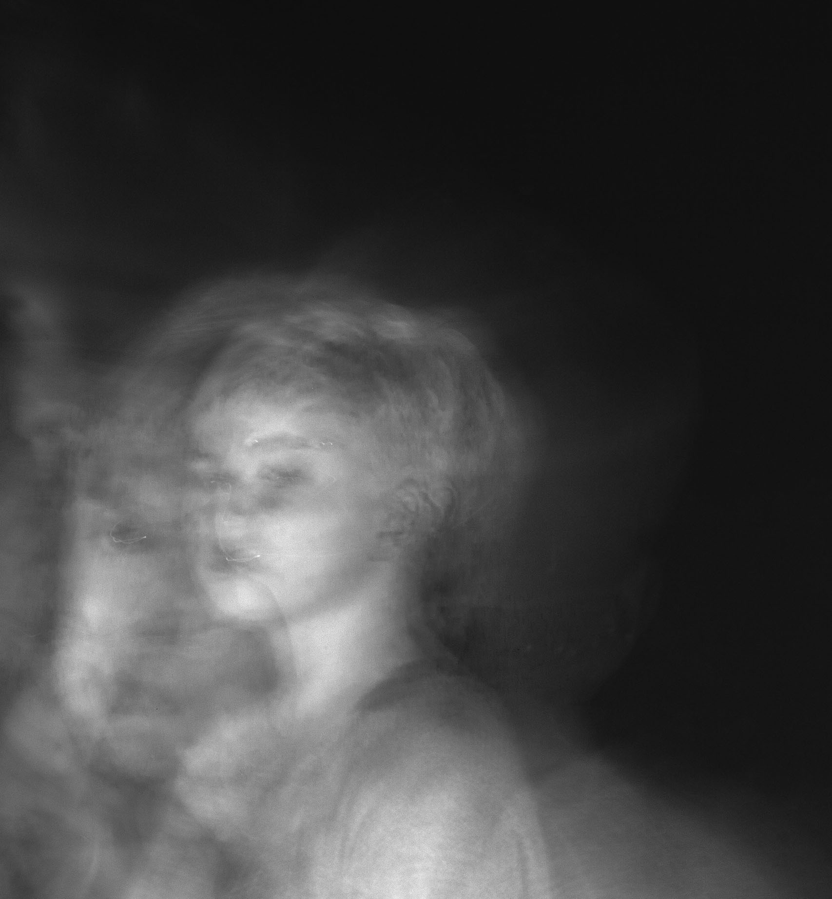 Ghostly portait photographed by Arlo Haseman.