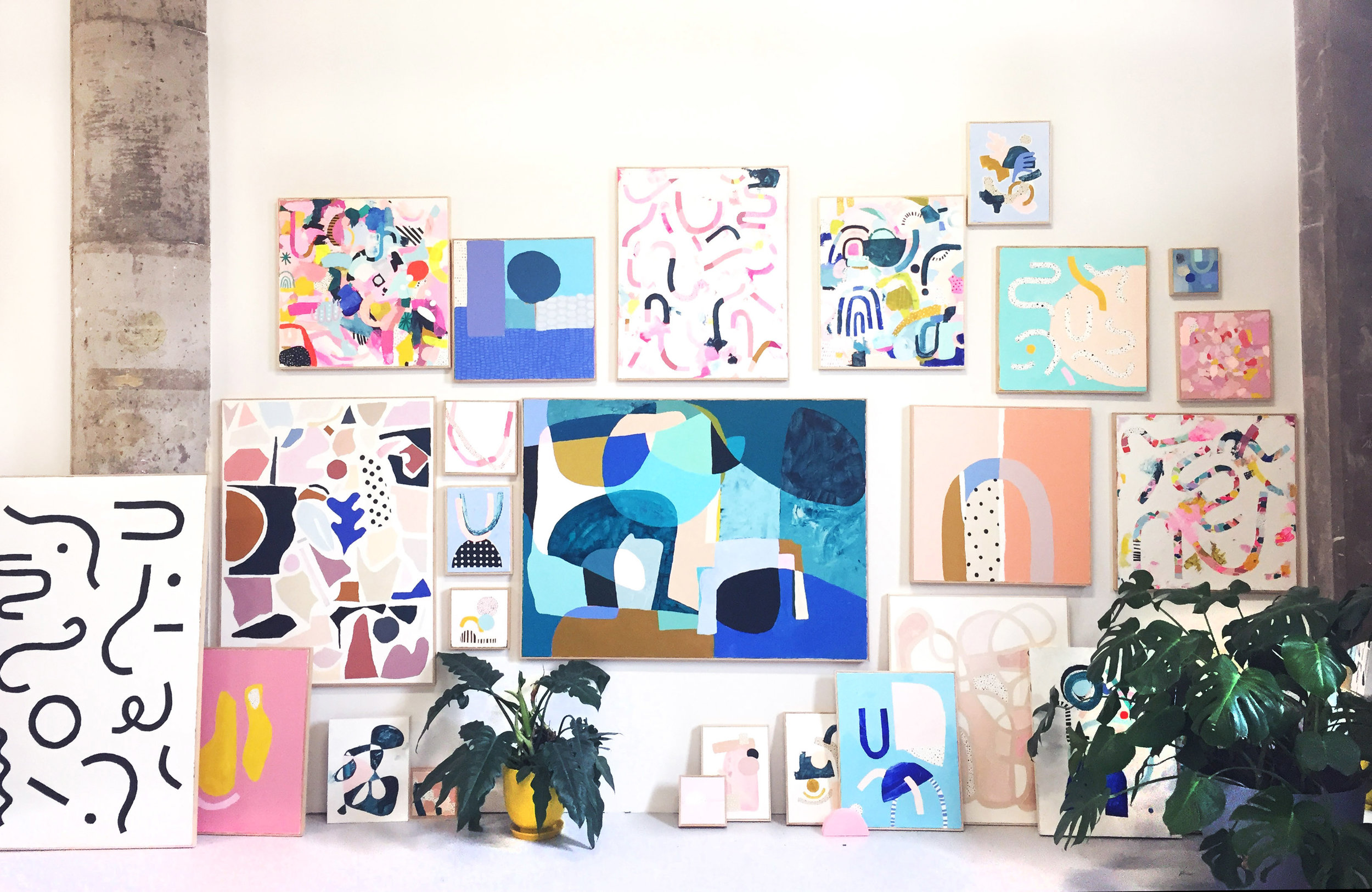 Collection of paintings by Ashley Mary