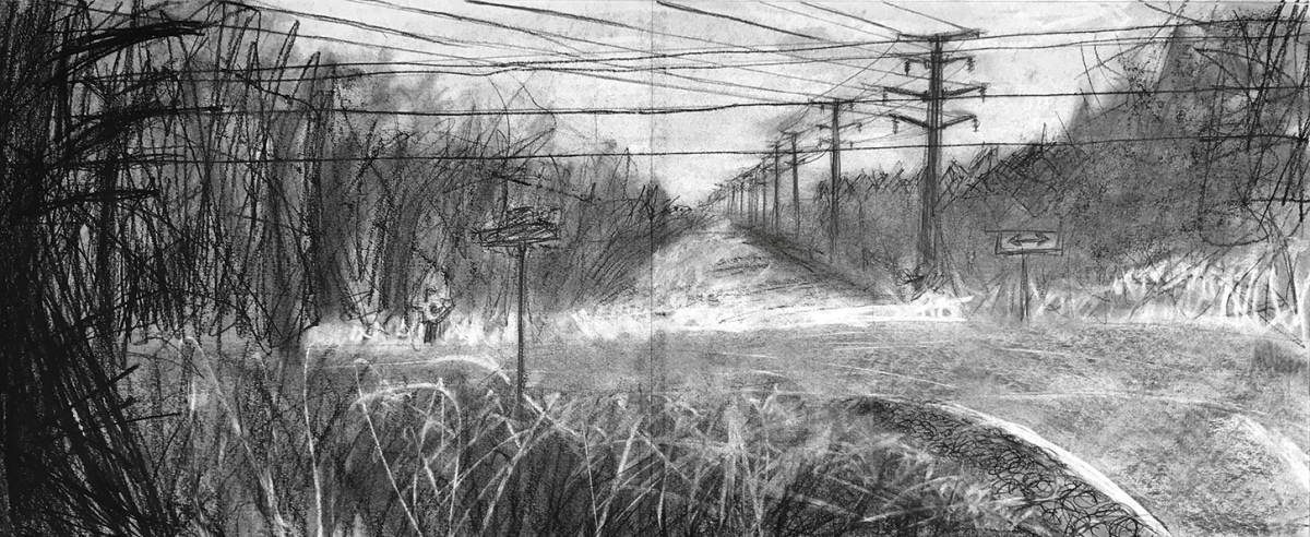 Landscape drawing by Ashlynn Micoliczyk