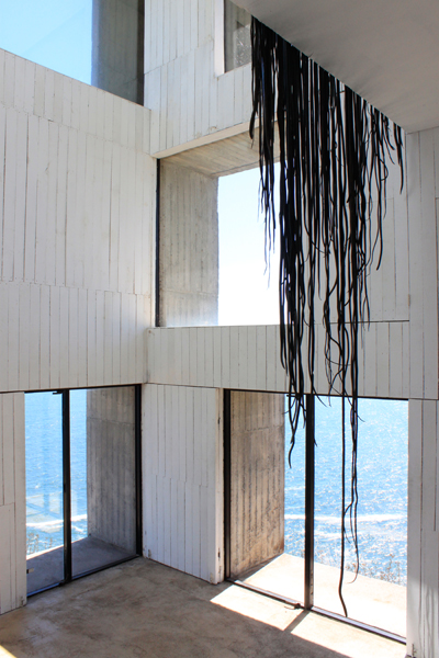 Alexa Horochowski, "Cochayuyo," 2012, Arctic kelp (cochayuyo), 24' x 5' x 6"