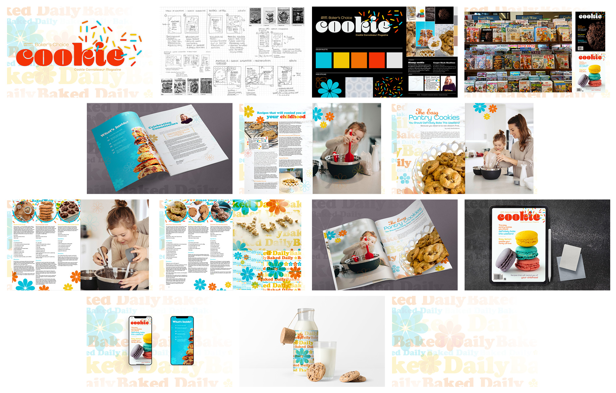 Concept project for Cookie Mag