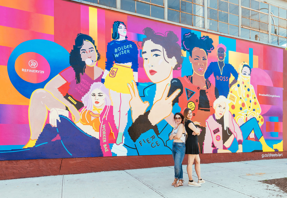 Mural designed by Mallory Heyer