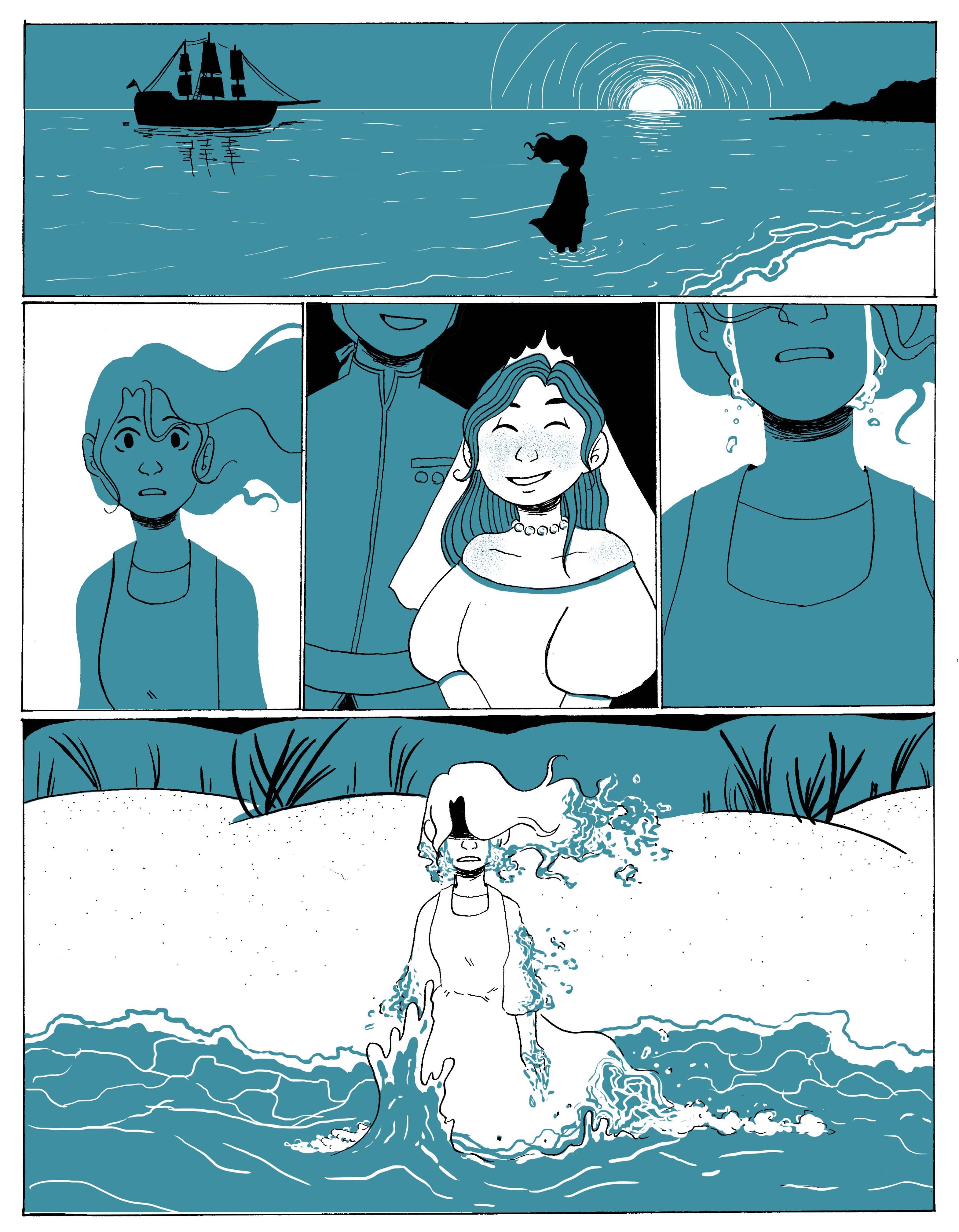 1 of 4 comic pages by Molly Jurewicz