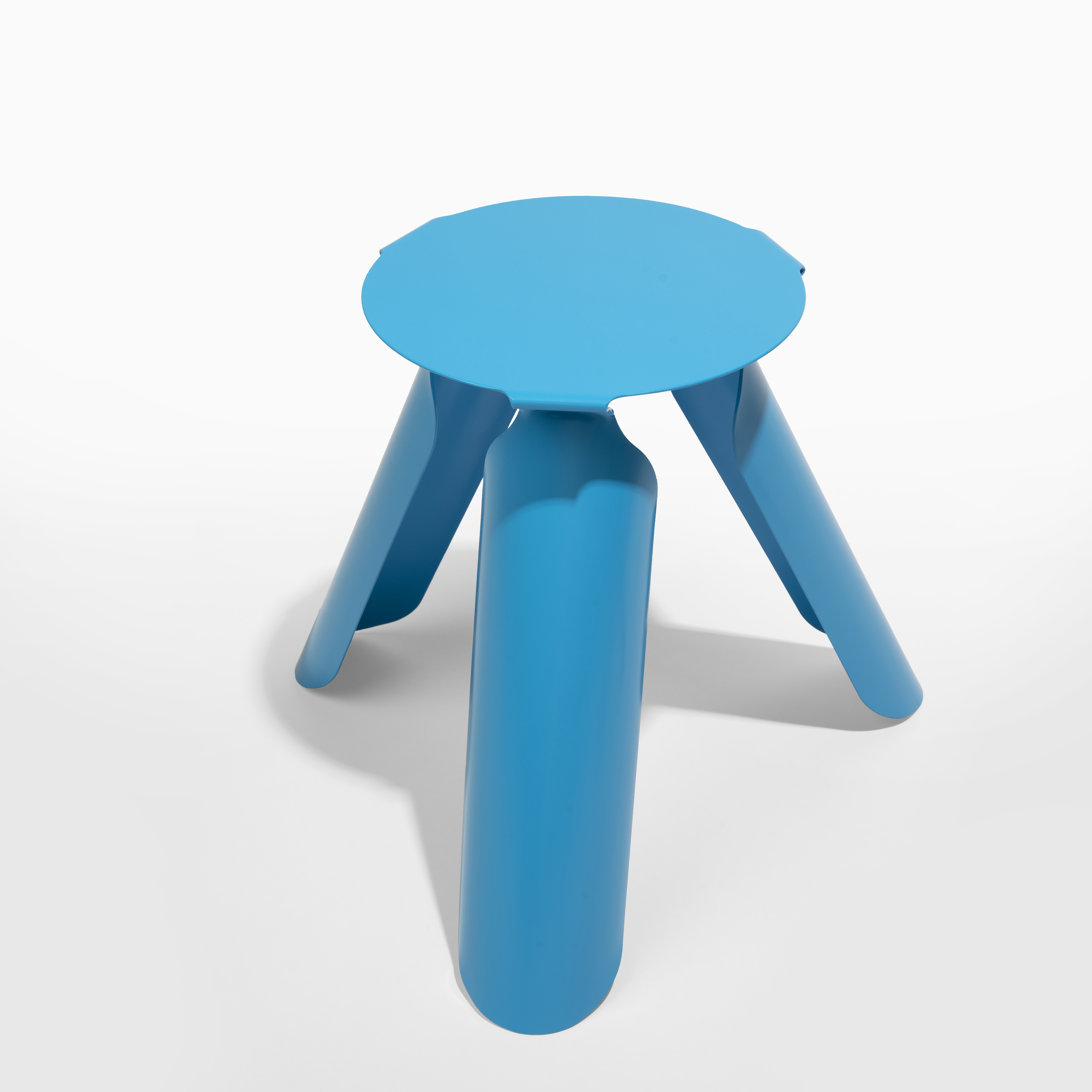 "Cyan Stool" by Merick Reed