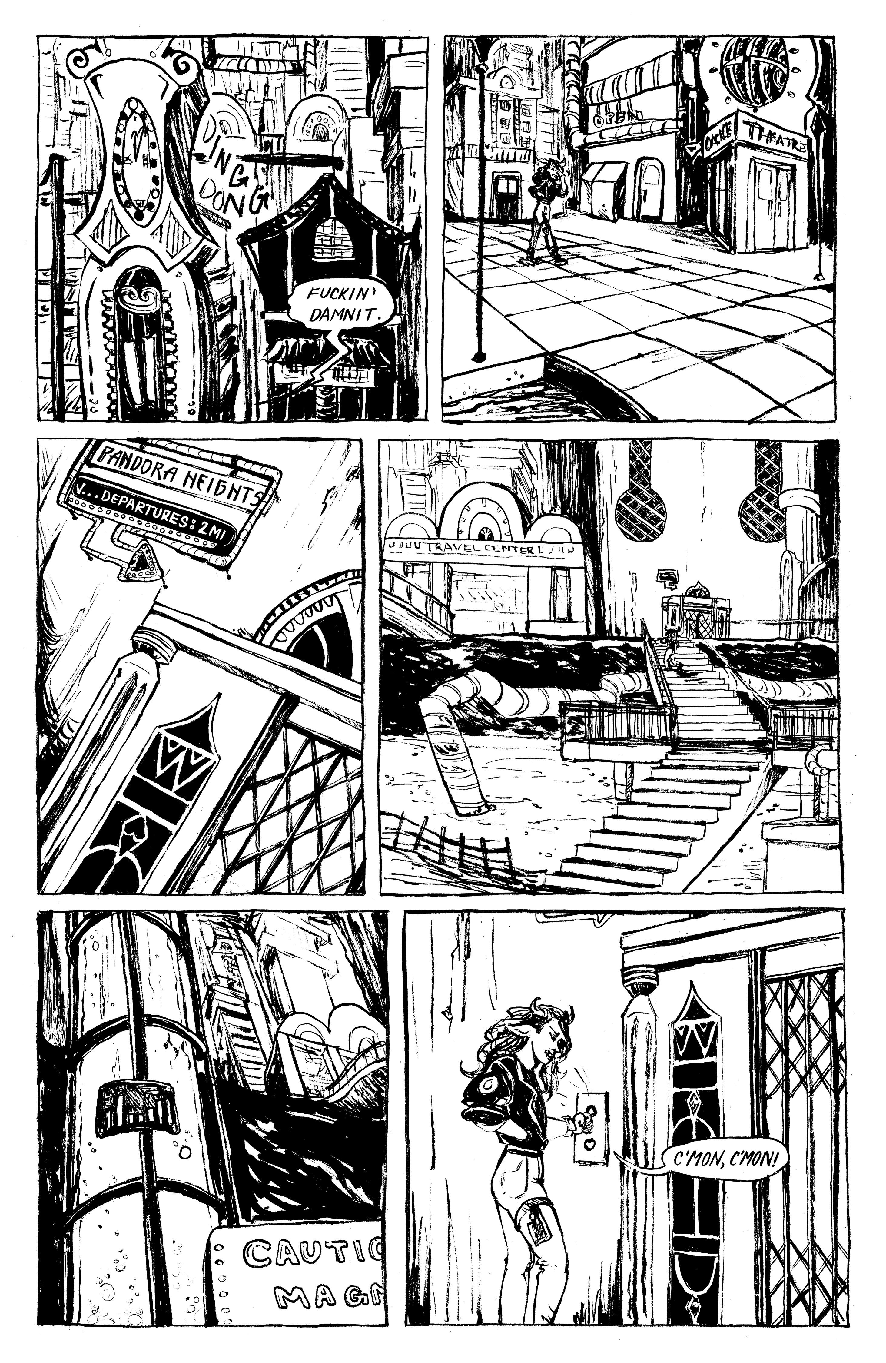1 of 4 comic pages by Remy Burke