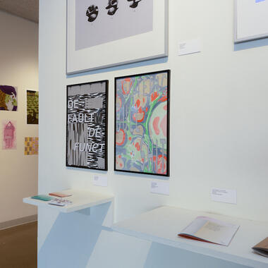 2018 Fall Commencement exhibition in second floor gallery
