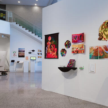 2018 Fall Commencement exhibition in main gallery