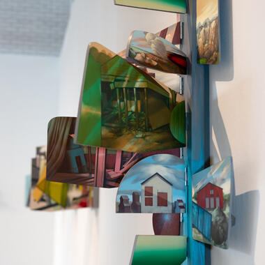Four Stories: Gina Adams, Megan Pahmier, Nirmal Raja, James Stephens in MCAD's Main Gallery