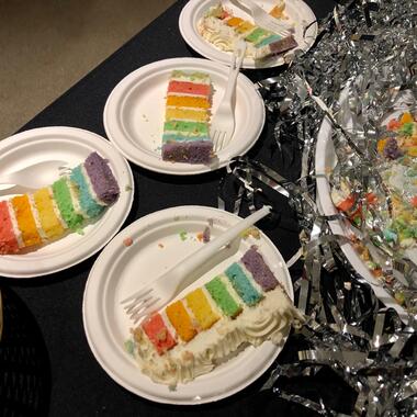 Gender Re-Reveal Party with AK Garski, hosted in MCAD Main Gallery and Emeritus Conference Room