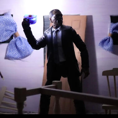 Ryne Leaver, The Purple Room, 2019, stop motion animation, 2 min., 8 sec.