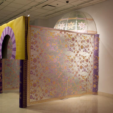 Art installation by Hend Al-Mansour