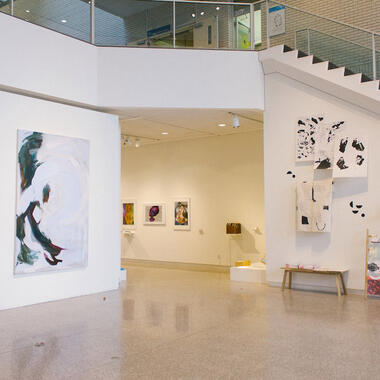 Fall 2016 Commencement exhibition in MCAD Main Gallery