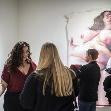 Opening reception for A Second Skin exhibition by Erin Sandsmark