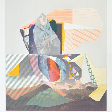 Art print series for Ghostly International, Il Fuorn, Screen print, 2011