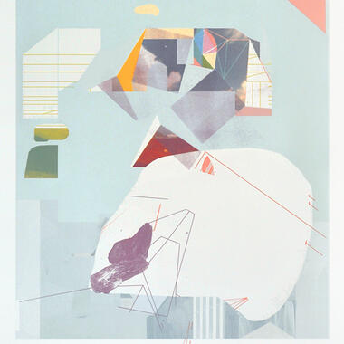 Art print series for Ghostly International, Schall, Screen print, 2011