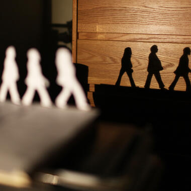 Sean Zhang, Abbey Road in 2537 (detail), archival inkjet prints and sound installation, 2012