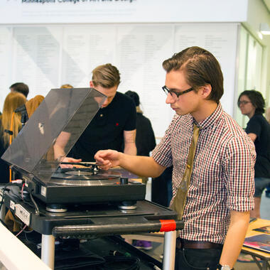 DJ Forrest Fire - Reception - Christopher Selleck, MFA '16