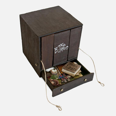 Andrea Goldberg, Portable Museums: Minnesota and The Burren, 2012, handmade boxes and books with assorted objects