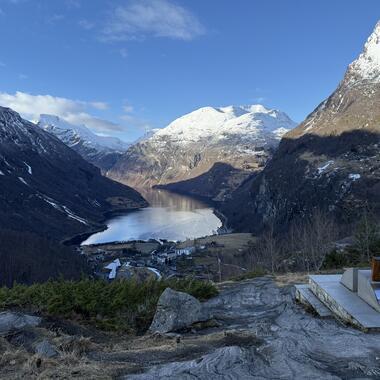Geirangerfjord and the Queen's Chair, Norway