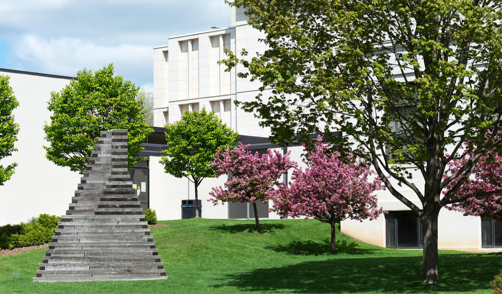 MCAD campus in the Spring