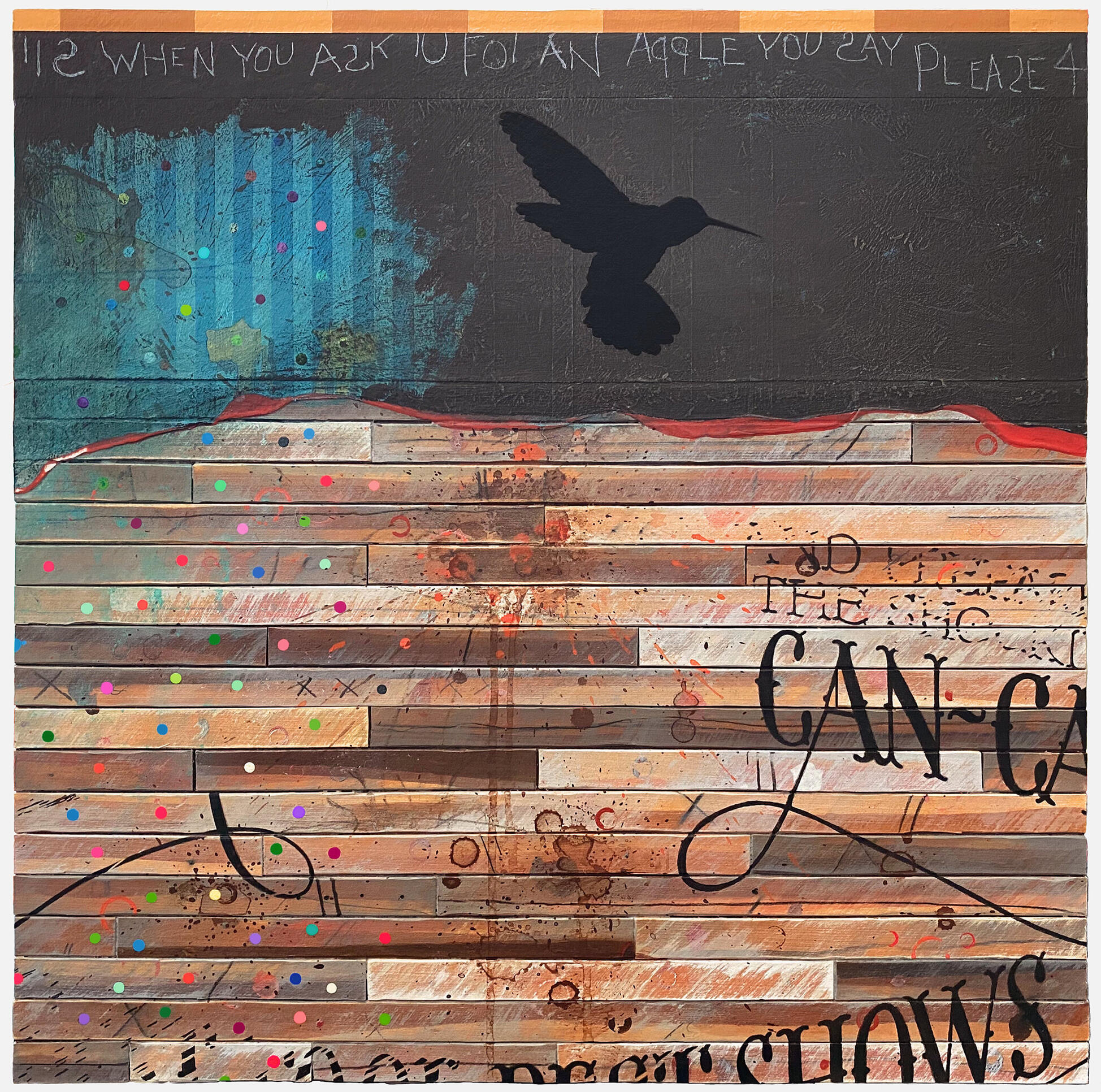 China Rabbit, a multimedia collage by Geoff Mitchell ; Geoff Mitchell