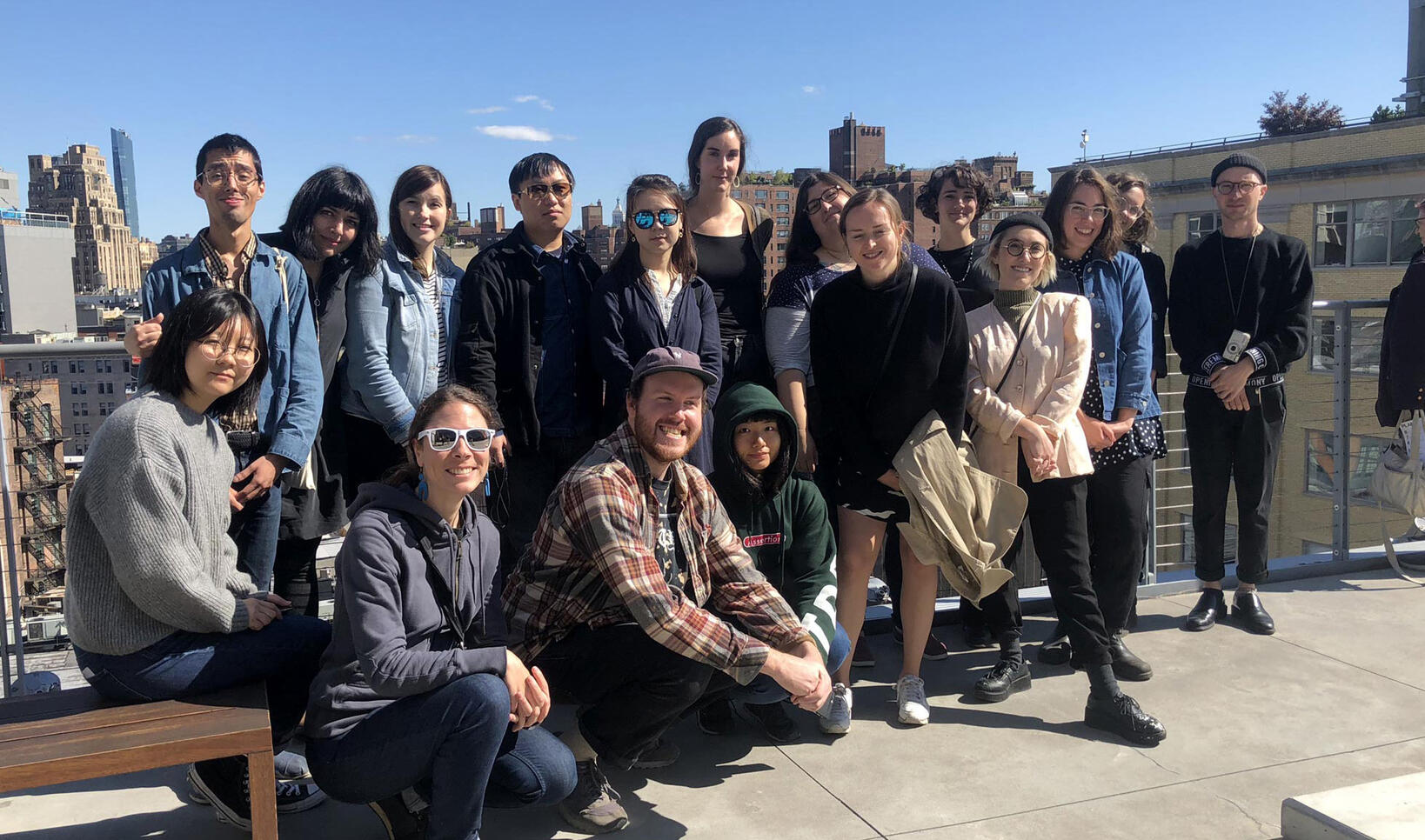 Trip attendees at the Whitney Museum