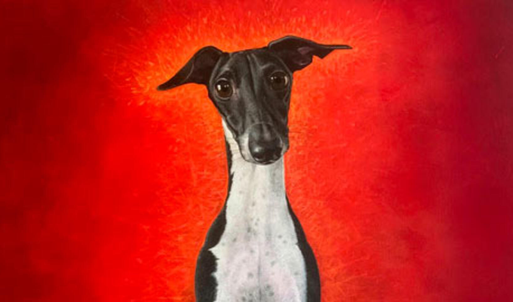 “Joey” Acrylic on canvas 36” x 48” by Jane Nicolo ; Jane Nicolo