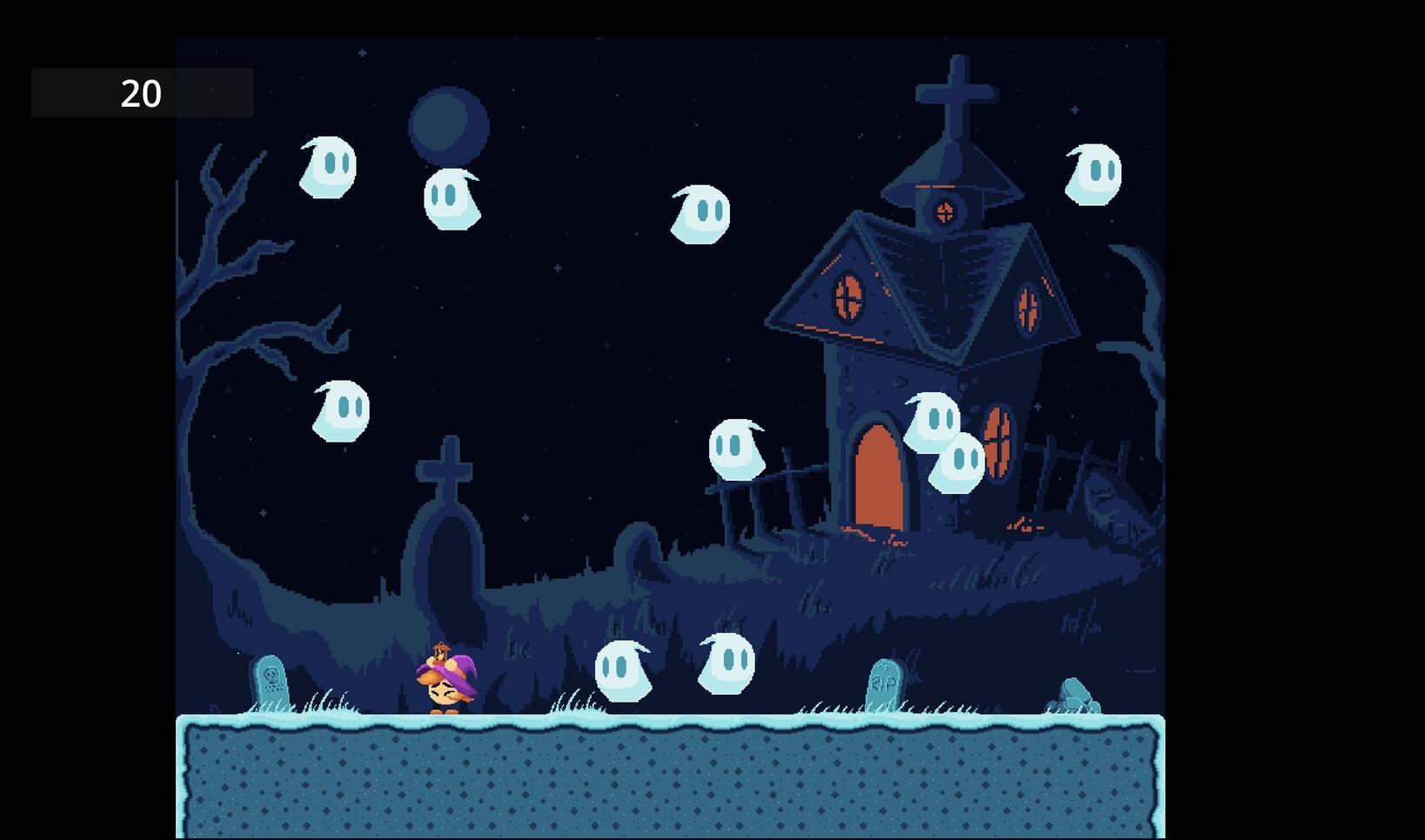 Clementine's Graveyard Dash Screen Capture ; Moira Wigderson