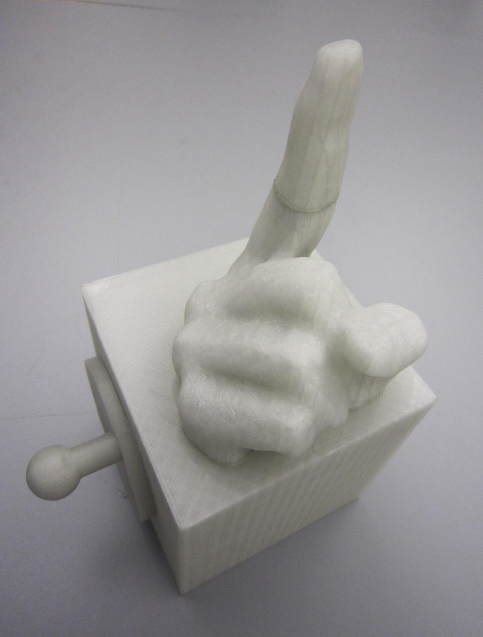 Sculpture of hand