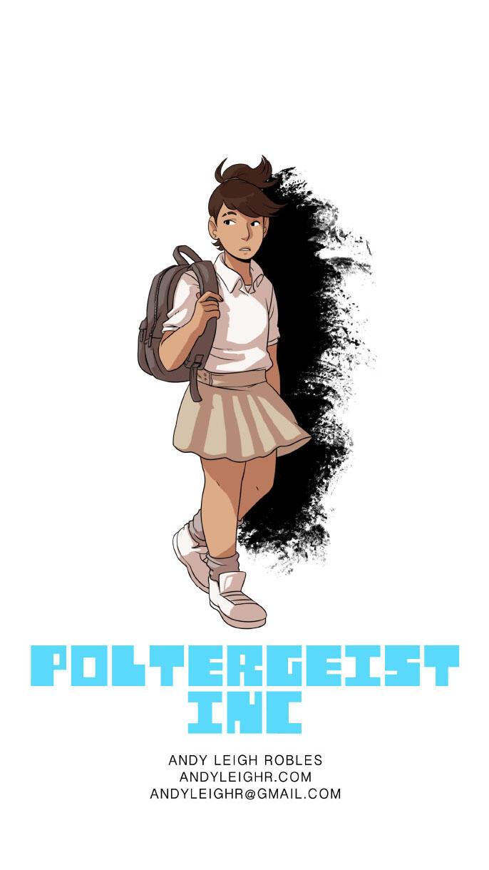 Comic page for "Poltergeist Inc."