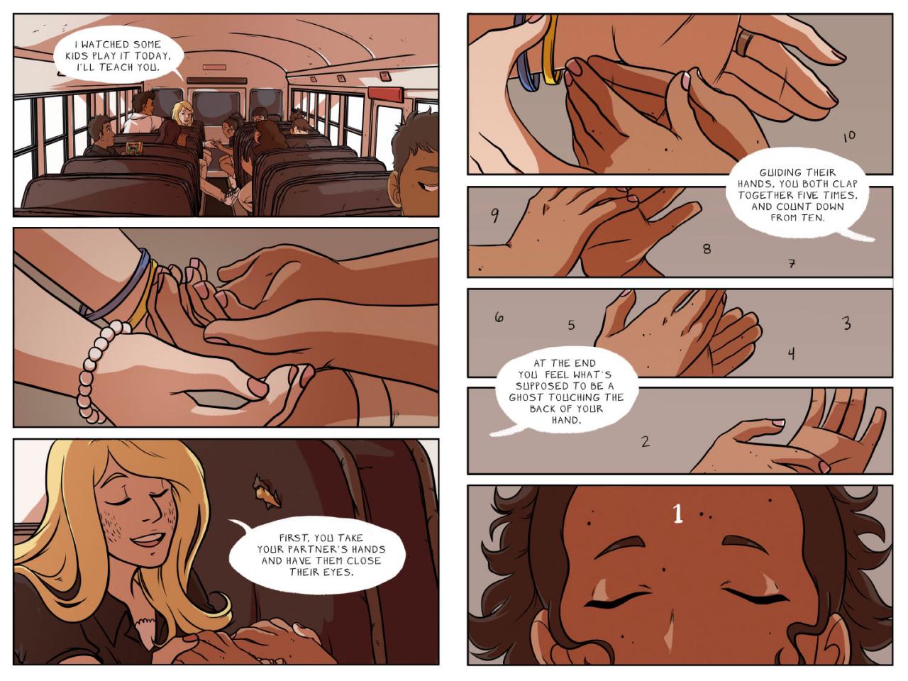 Comic page for "Poltergeist Inc."