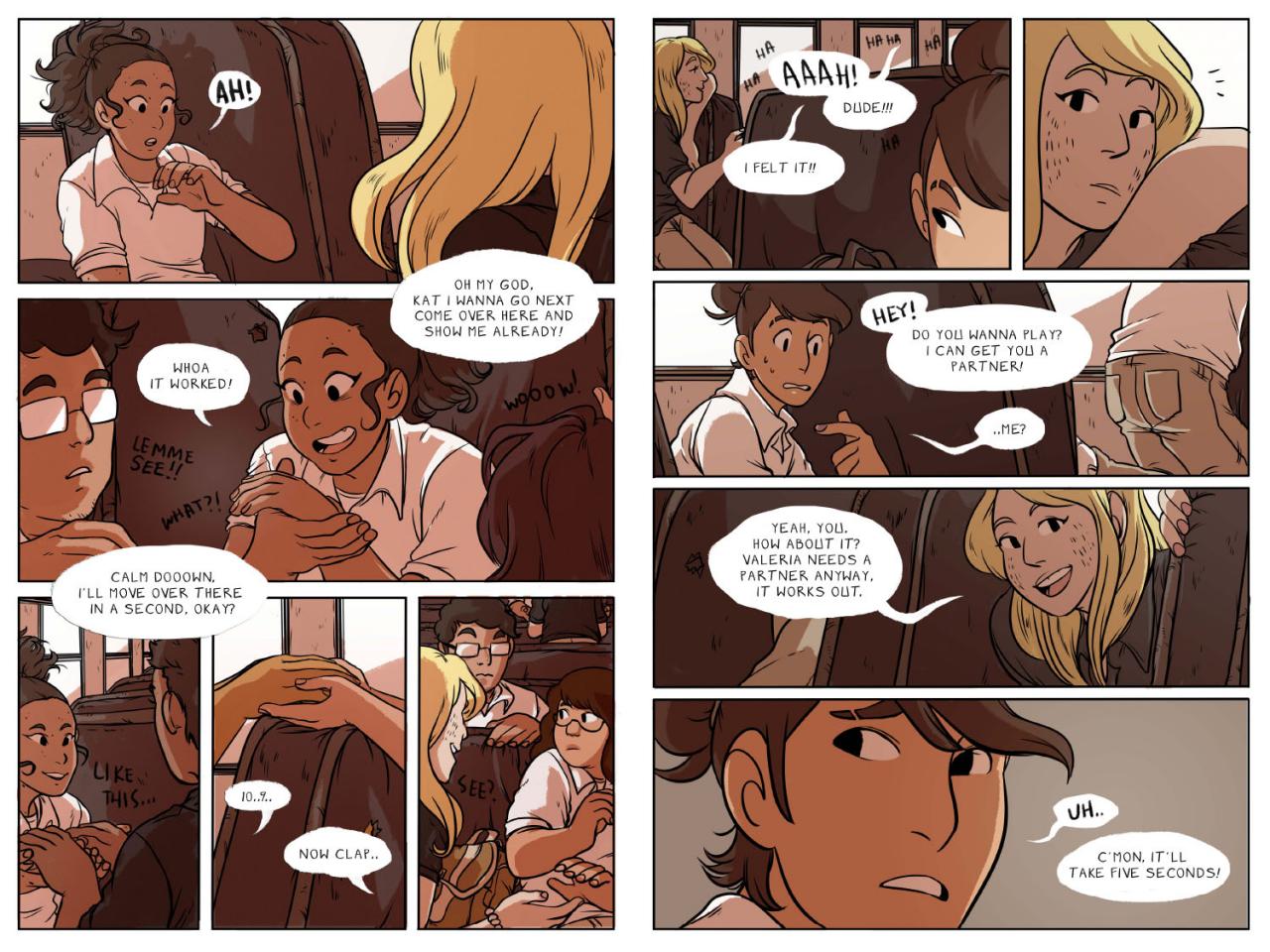 Comic page for "Poltergeist Inc."