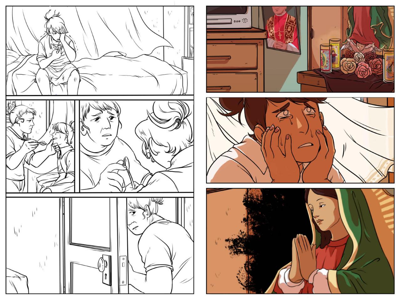 Comic page for "Poltergeist Inc."