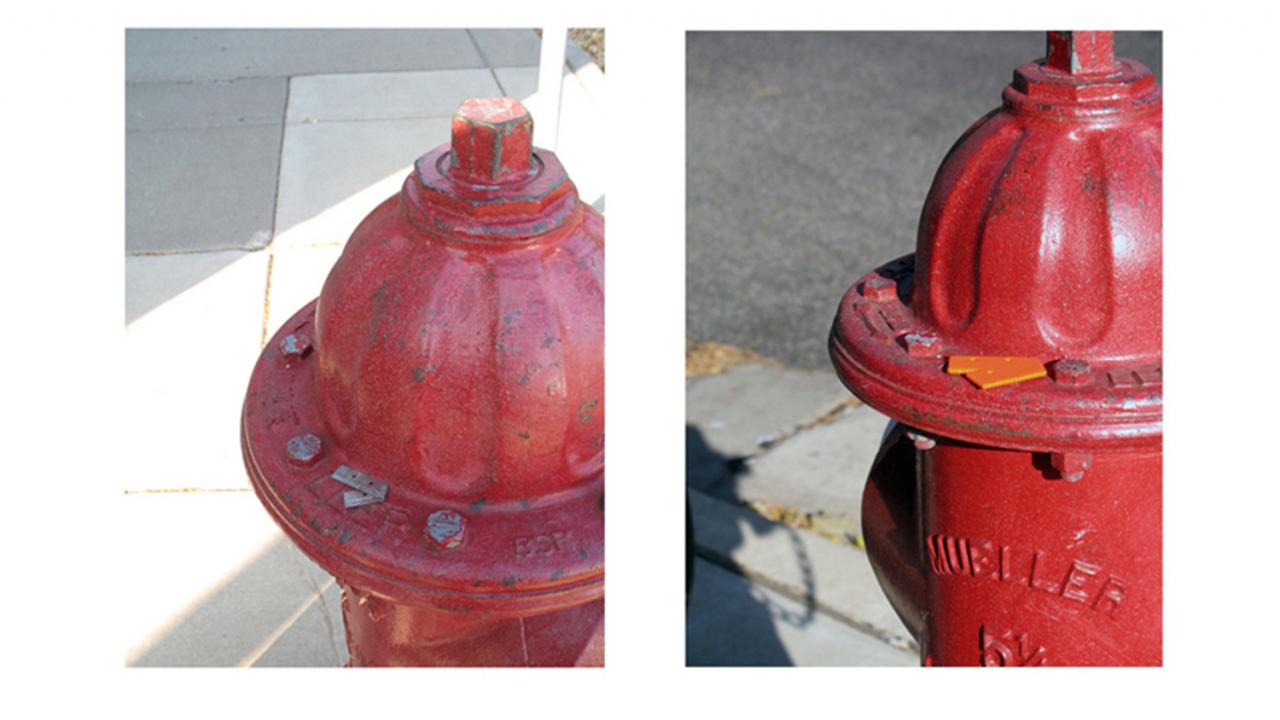 3D printed object on a fire hydrant