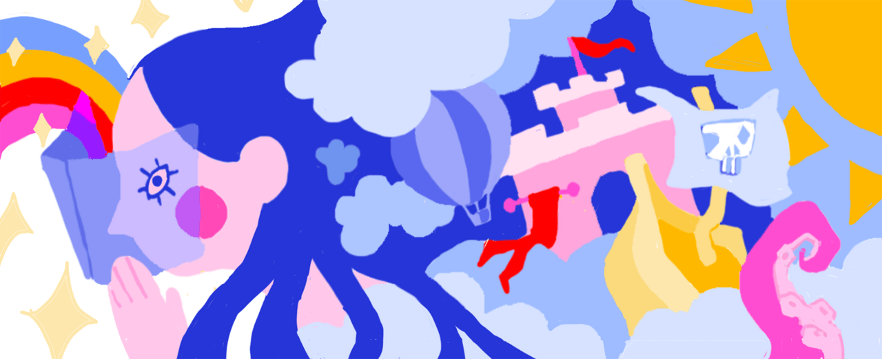 Colorful fantasy illustration